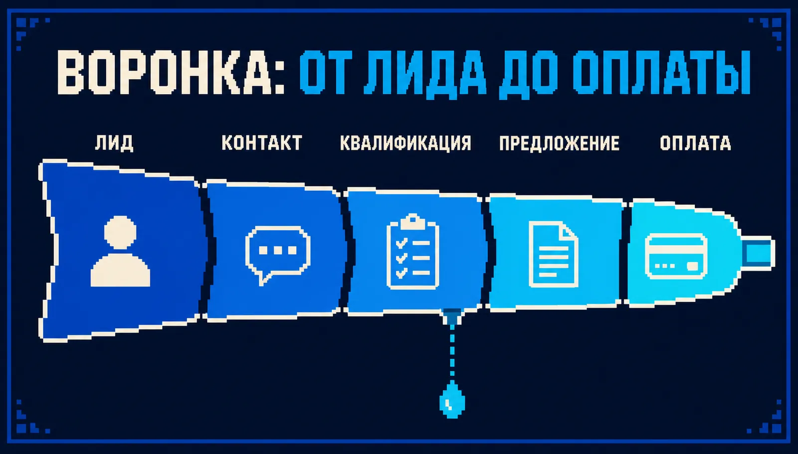 воронка продаж простыми словами: основные факторы и схема