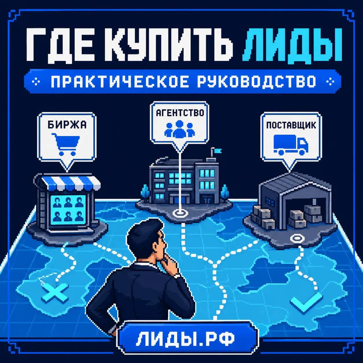 Где купить лиды для бизнеса: площадки, поставщики и проверка — обложка