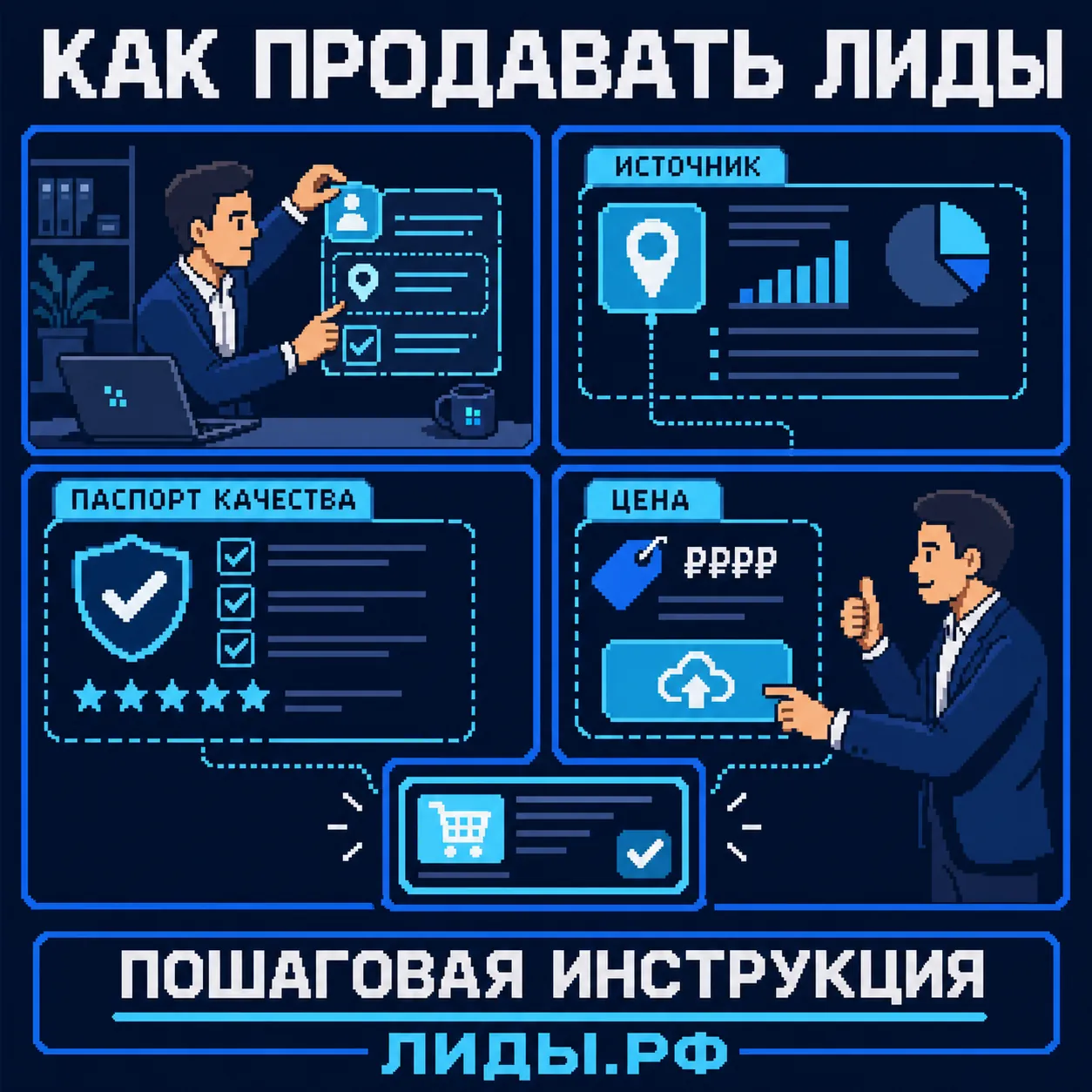 Как продавать лиды: пошаговая инструкция — обложка