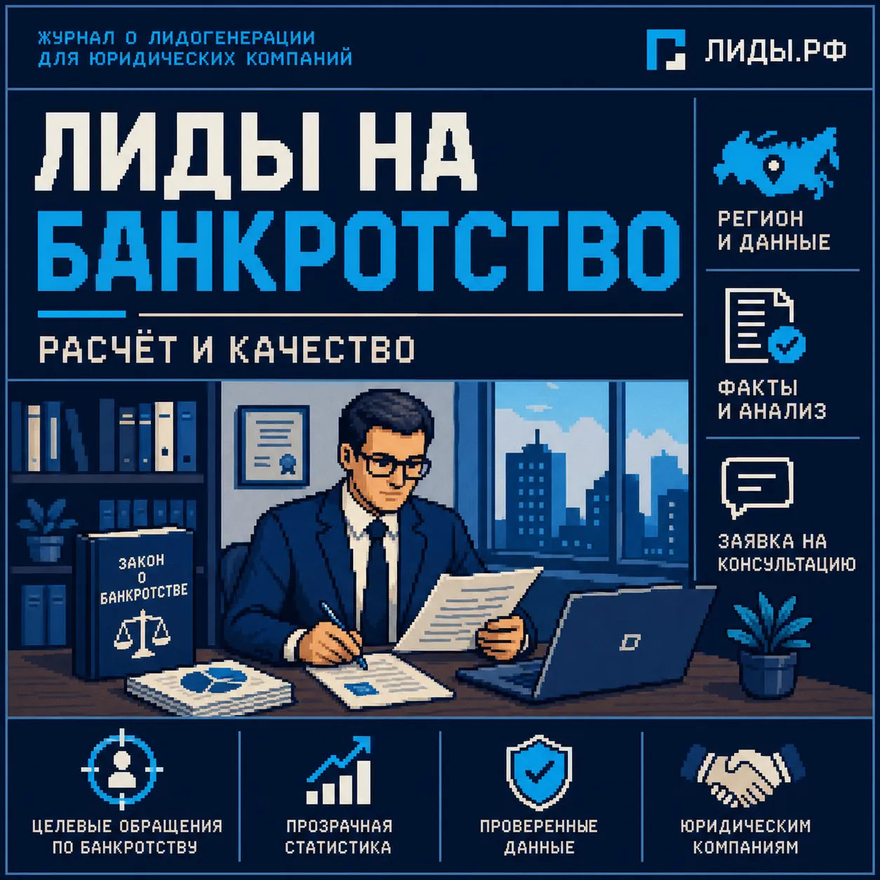 Стоимость лида на банкротство физических лиц: расчёт и качество — обложка