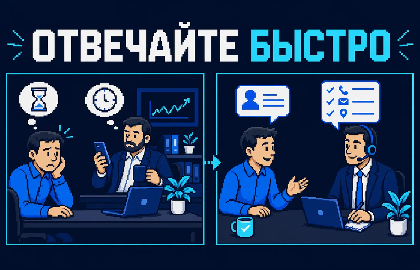 горячие лиды: практический пример