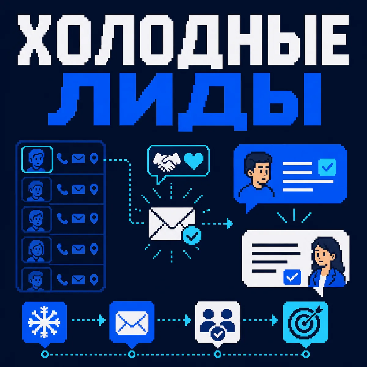 Холодные лиды: что это, откуда берутся и как с ними работать — обложка