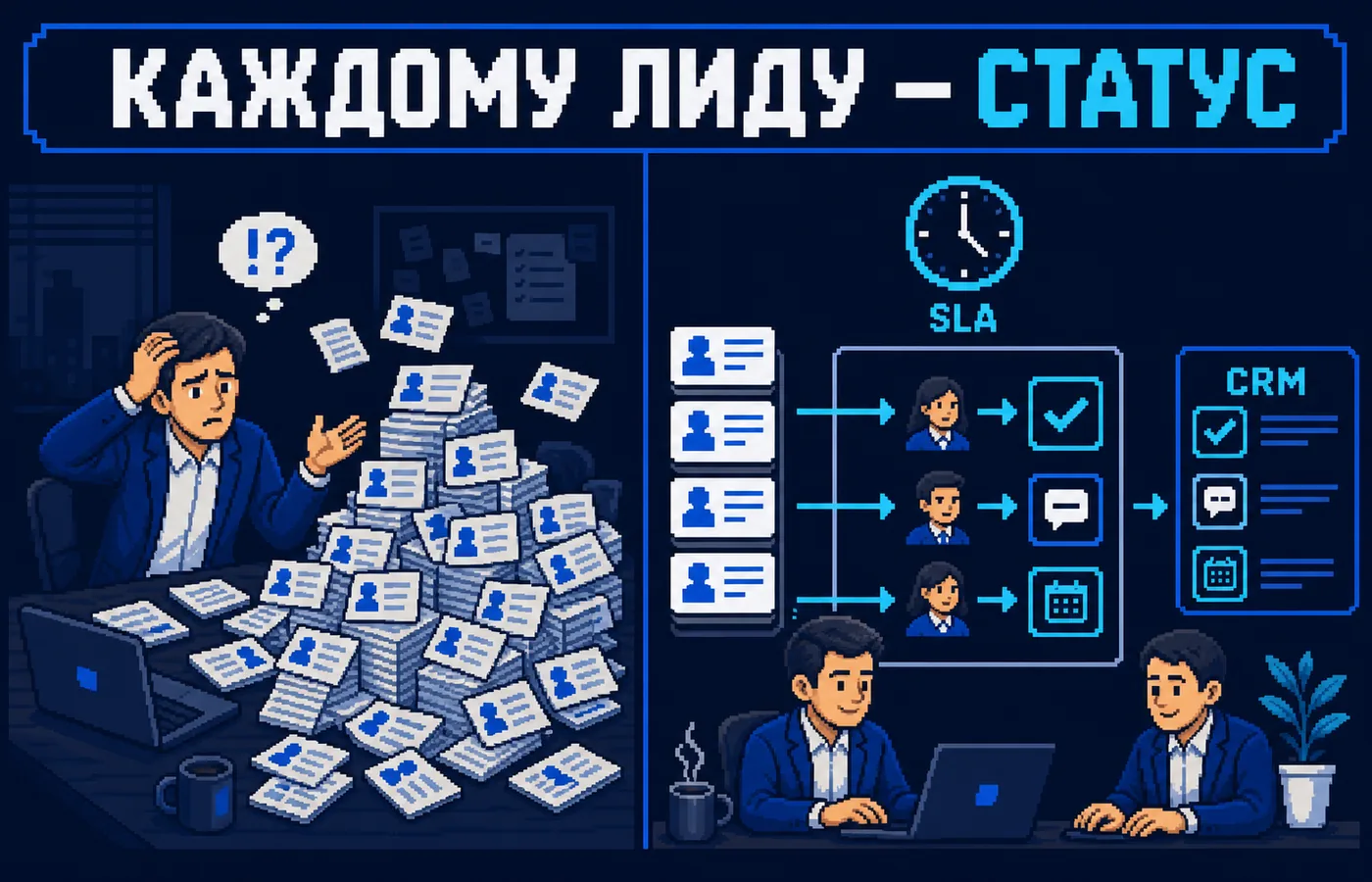 обработка лидов: практический пример