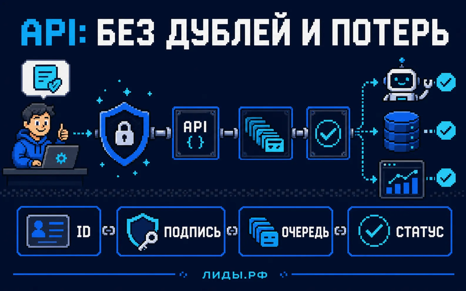 API передачи лидов: основные факторы и схема
