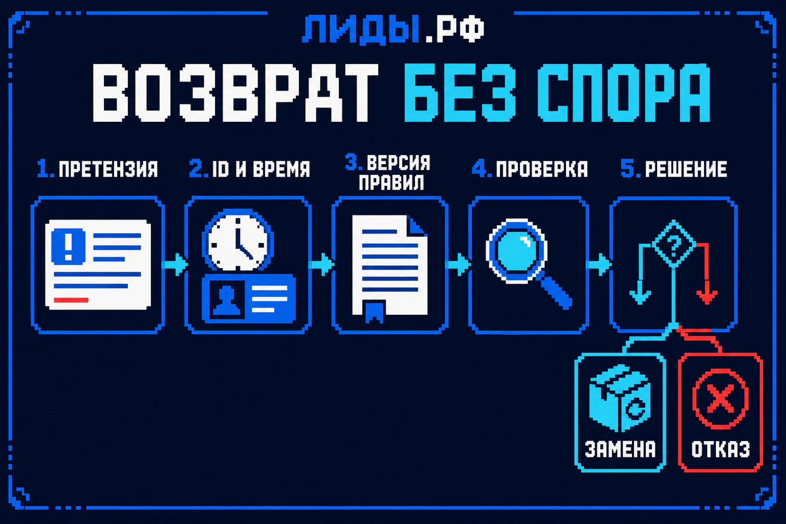 Пять этапов проверки претензии по дублю лида