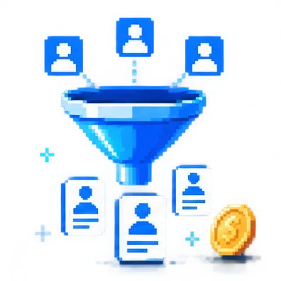 Калькулятор CPL — пиксельная иллюстрация